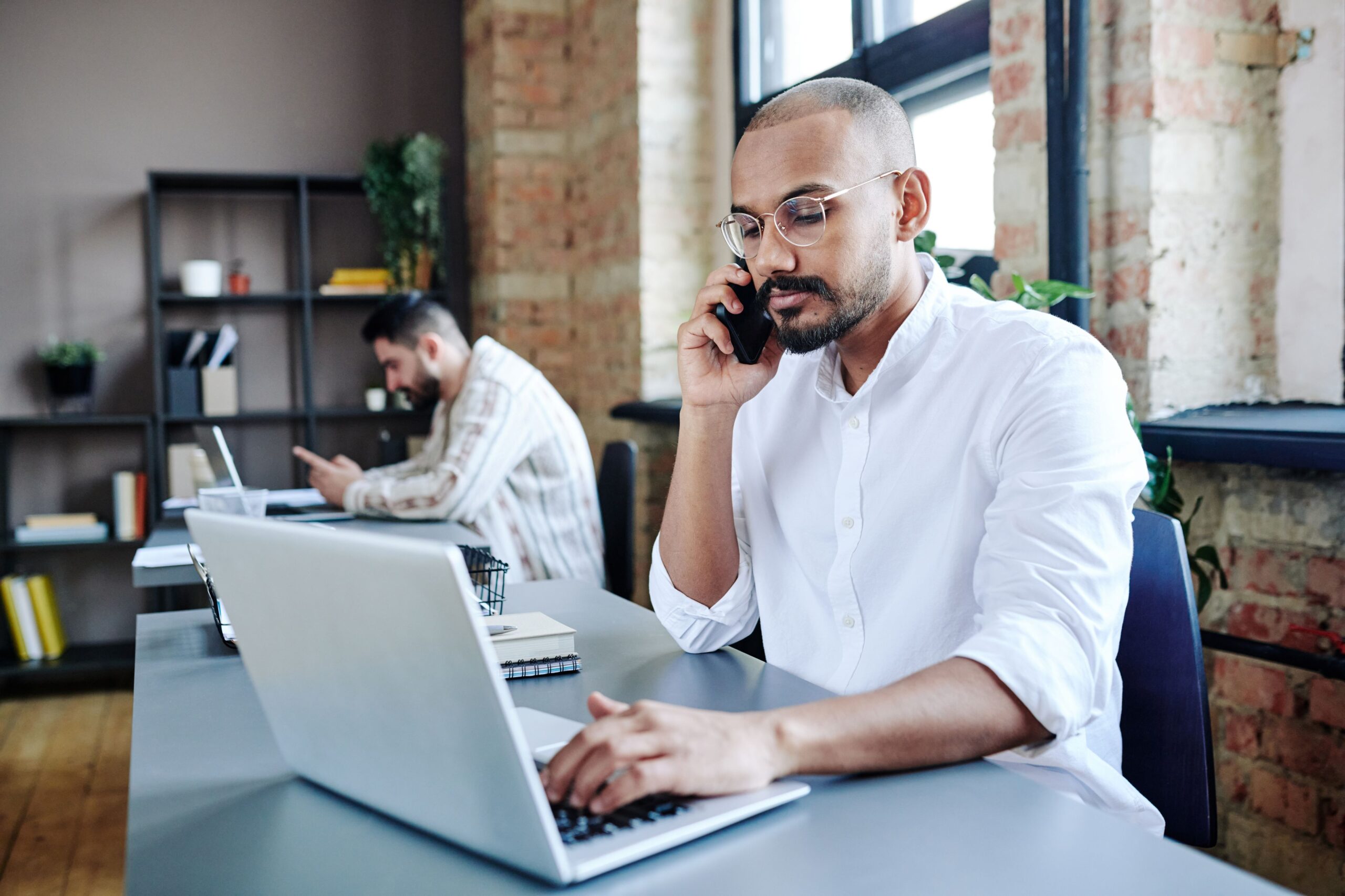 Workplace Retaliation, person on the phone