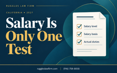 California’s 2027 Salary Threshold: When a Salaried Employee Is Still Owed Overtime